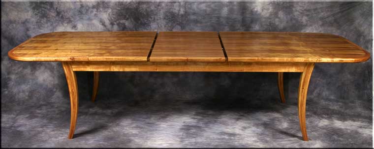 Koa Extension Table Designed by Robert Lippoth Studio