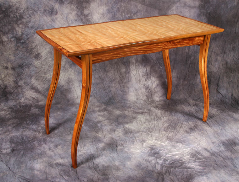 Spring Fawn Curly Koa Table by Robert Lippoth Studio